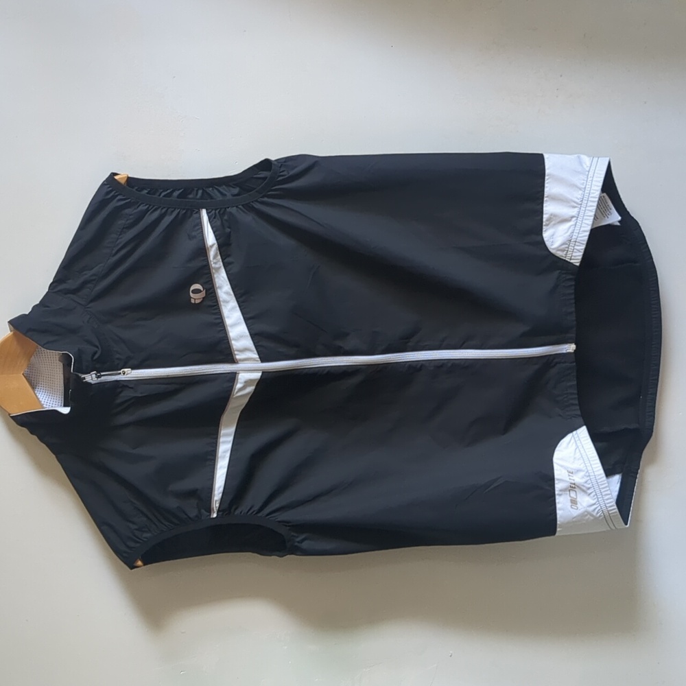 Pearl Izumi Vest Reflective Mesh Pocket Black Medium